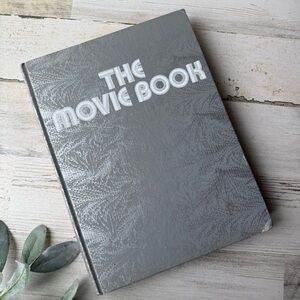 Vintage 'The Movie Book' Hardcover (1974) Film Buff Coffee Table Book